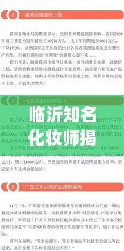 临沂知名化妆师揭秘，最新动态与业界影响力不容小觑