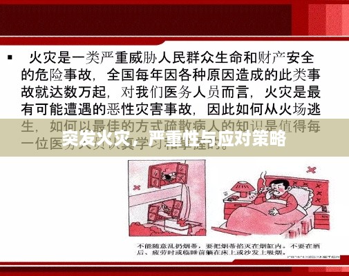 突发火灾，严重性与应对策略