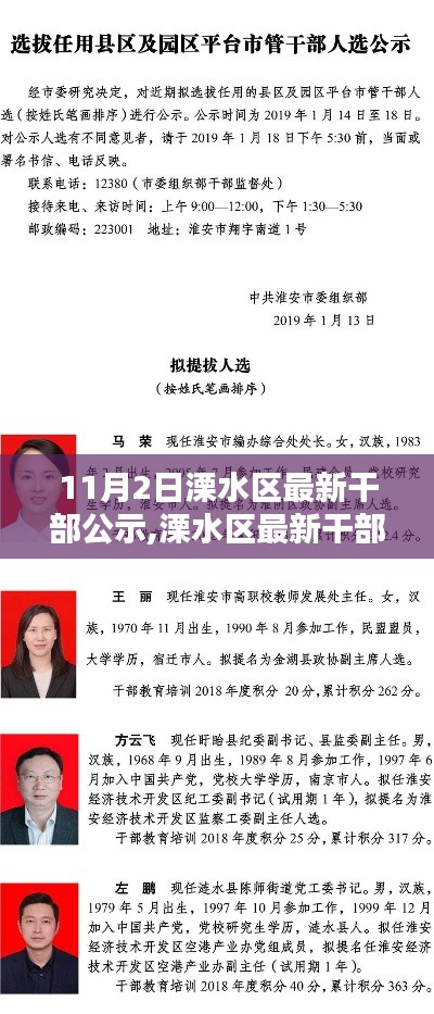 溧水区干部公示系统革新，智慧公示引领政务未来