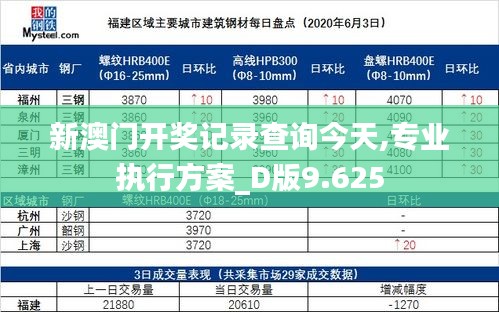 新澳门开奖记录查询今天,专业执行方案_D版9.625