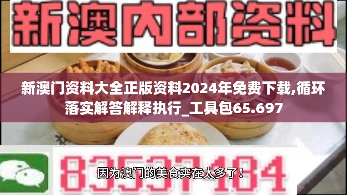 新澳门资料大全正版资料2024年免费下载,循环落实解答解释执行_工具包65.697