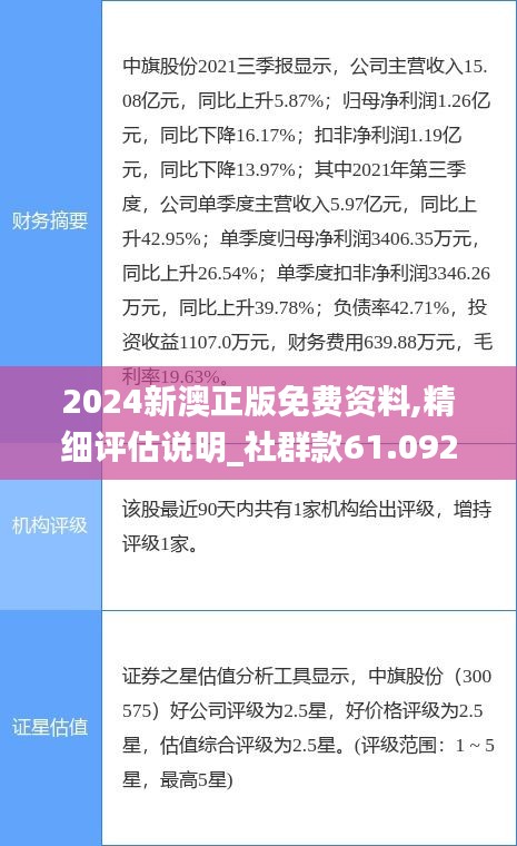 2024新澳正版免费资料,精细评估说明_社群款61.092