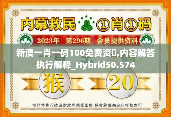 新澳一肖一码100免费资枓,内容解答执行解释_Hybrid50.574