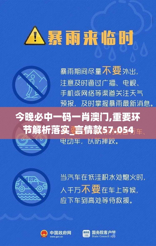 今晚必中一码一肖澳门,重要环节解析落实_言情款57.054