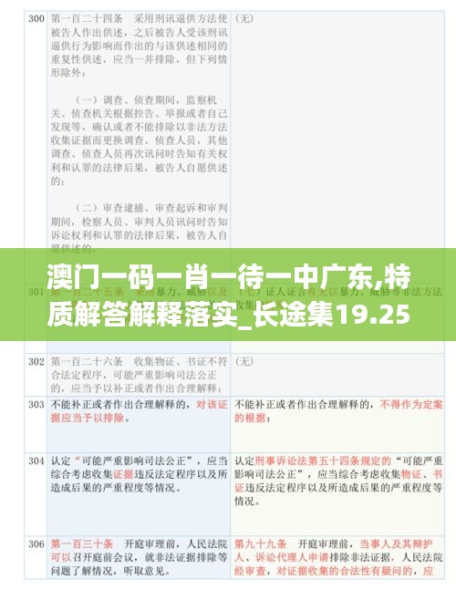 澳门一码一肖一待一中广东,特质解答解释落实_长途集19.254