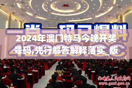 2024年澳门特马今晚开奖号码,先行解答解释落实_版本品14.293