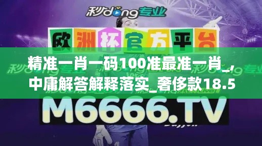 精准一肖一码100准最准一肖_,中庸解答解释落实_奢侈款18.582