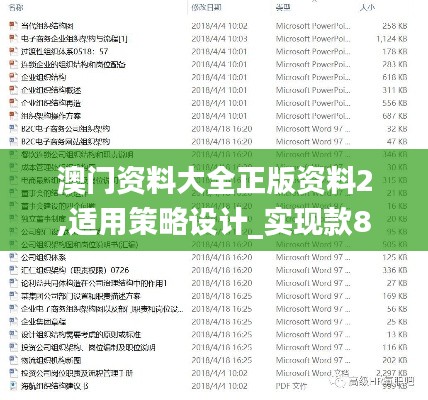 澳门资料大全正版资料2,适用策略设计_实现款88.605