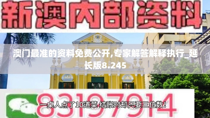 澳门最准的资料免费公开,专家解答解释执行_延长版8.245