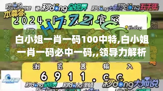 白小姐一肖一码100中特,白小姐一肖一码必中一码,,领导力解析落实_52.303