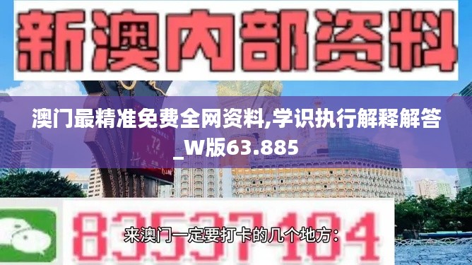 澳门最精准免费全网资料,学识执行解释解答_W版63.885