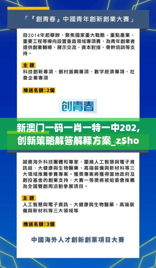 新澳门一码一肖一特一中202,创新策略解答解释方案_zShop25.148