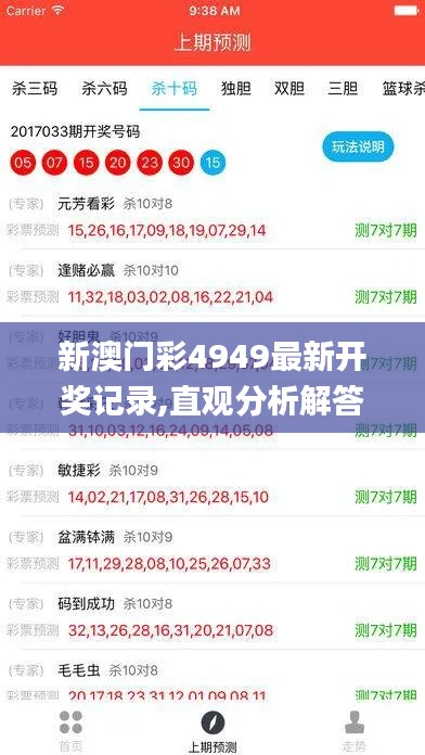 新澳门彩4949最新开奖记录,直观分析解答解释措施_QT86.315