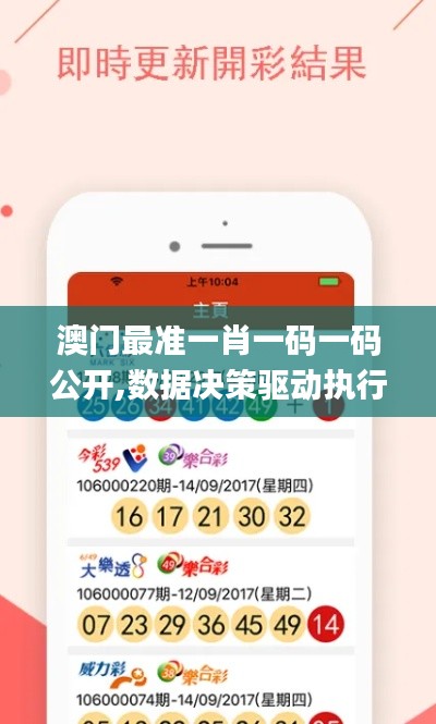 澳门最准一肖一码一码公开,数据决策驱动执行_中心版6.920