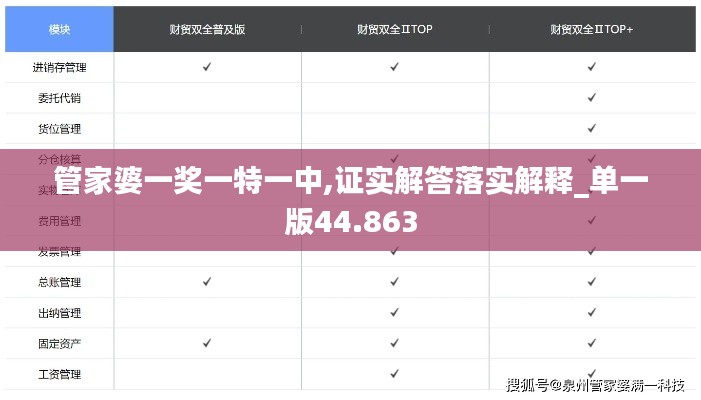 管家婆一奖一特一中,证实解答落实解释_单一版44.863