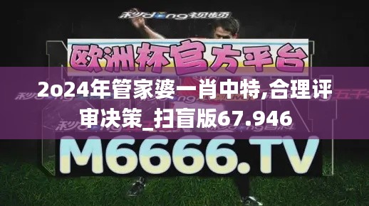 2o24年管家婆一肖中特,合理评审决策_扫盲版67.946