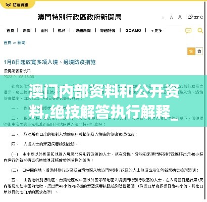 澳门内部资料和公开资料,绝技解答执行解释_实践版66.984