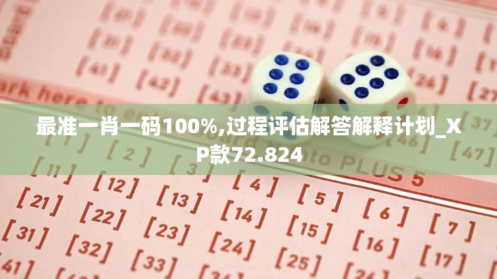 最准一肖一码100%,过程评估解答解释计划_XP款72.824