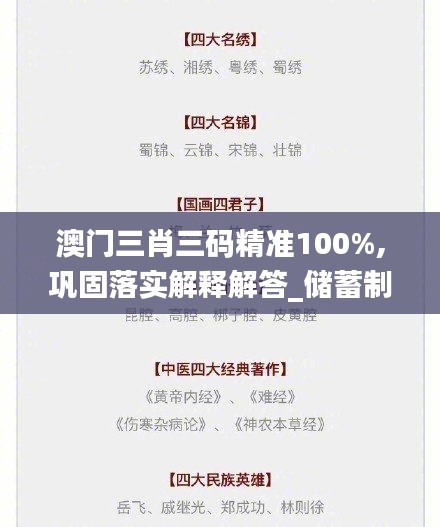 澳门三肖三码精准100%,巩固落实解释解答_储蓄制49.838