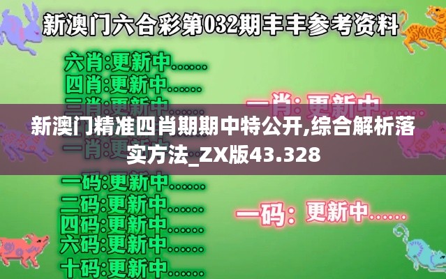 新澳门精准四肖期期中特公开,综合解析落实方法_ZX版43.328