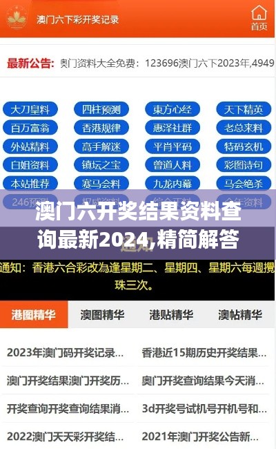 澳门六开奖结果资料查询最新2024,精简解答解释落实_Hybrid38.783