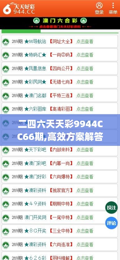 二四六天天彩9944CC66期,高效方案解答实施_活跃制64.453