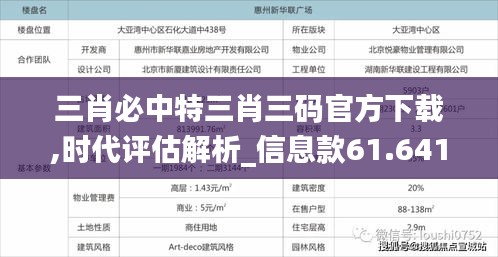 三肖必中特三肖三码官方下载,时代评估解析_信息款61.641