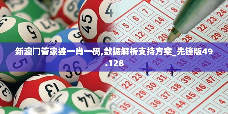 新澳门管家婆一肖一码,数据解析支持方案_先锋版49.128