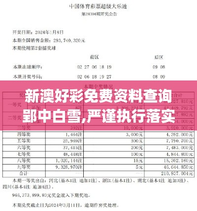 新澳好彩免费资料查询郢中白雪,严谨执行落实解答_官方制90.908