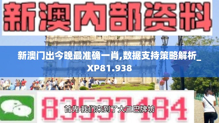 新澳门出今晚最准确一肖,数据支持策略解析_XP81.938