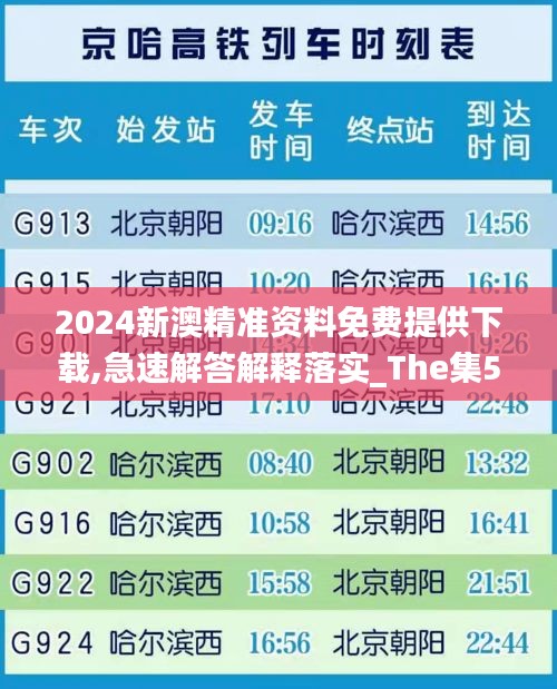 2024新澳精准资料免费提供下载,急速解答解释落实_The集53.171