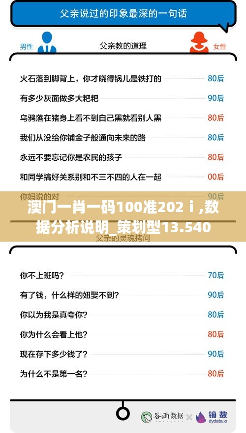 澳门一肖一码100准202ⅰ,数据分析说明_策划型13.540