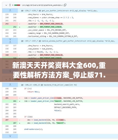 新澳天天开奖资料大全600,重要性解析方法方案_停止版71.784