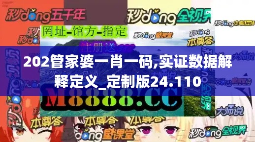 202管家婆一肖一码,实证数据解释定义_定制版24.110