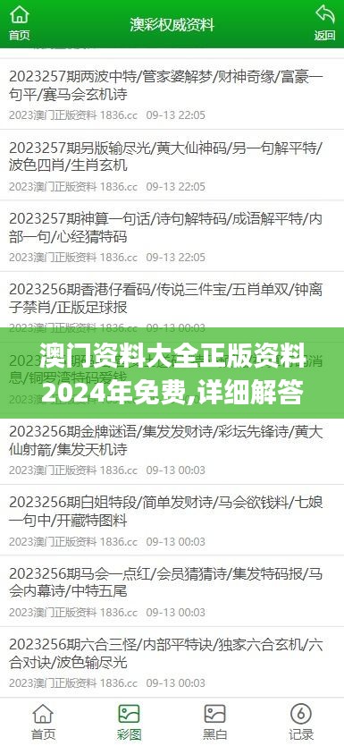 澳门资料大全正版资料2024年免费,详细解答解释落实_36026.898