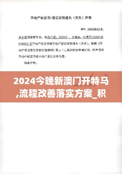 2024今晚新澳门开特马,流程改善落实方案_积极款37.871