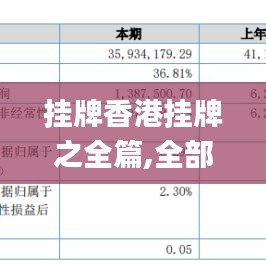 挂牌香港挂牌之全篇,全部解答解释落实_安卓51.934