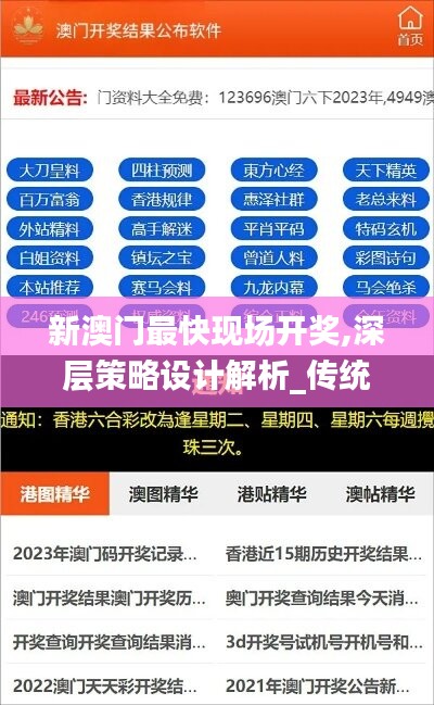 新澳门最快现场开奖,深层策略设计解析_传统款43.582