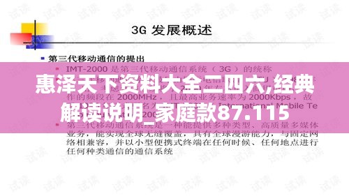 惠泽天下资料大全二四六,经典解读说明_家庭款87.115