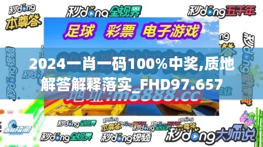 2024一肖一码100%中奖,质地解答解释落实_FHD97.657