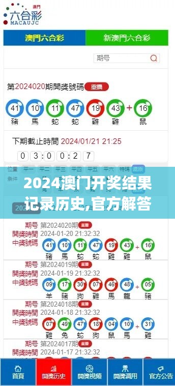 2024澳门开奖结果记录历史,官方解答解释落实_静态版97.726