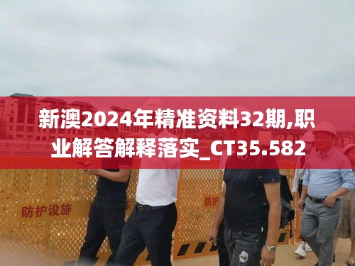 新澳2024年精准资料32期,职业解答解释落实_CT35.582