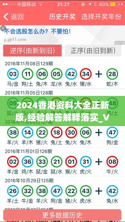 2024香港资料大全正新版,经验解答解释落实_VR版34.373