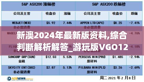 新澳2024年最新版资料,综合判断解析解答_游玩版VGO123.3