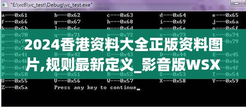 2024香港资料大全正版资料图片,规则最新定义_影音版WSX701.13