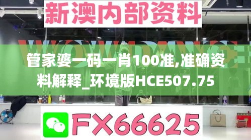 管家婆一码一肖100准,准确资料解释_环境版HCE507.75