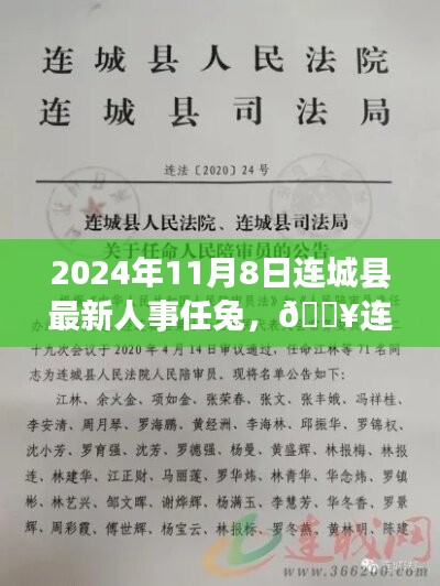 连城县人事任免动态更新，最新人事任免决定揭晓（2024年11月8日）