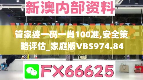 管家婆一码一肖100准,安全策略评估_家庭版VBS974.84