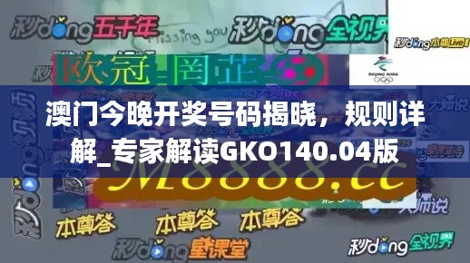 澳门今晚开奖号码揭晓，规则详解_专家解读GKO140.04版