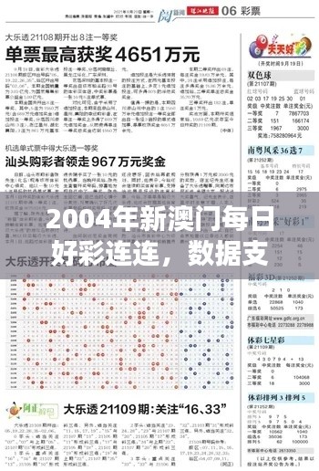 2004年新澳门每日好彩连连，数据支撑设计——LQC61.671先锋科技探秘